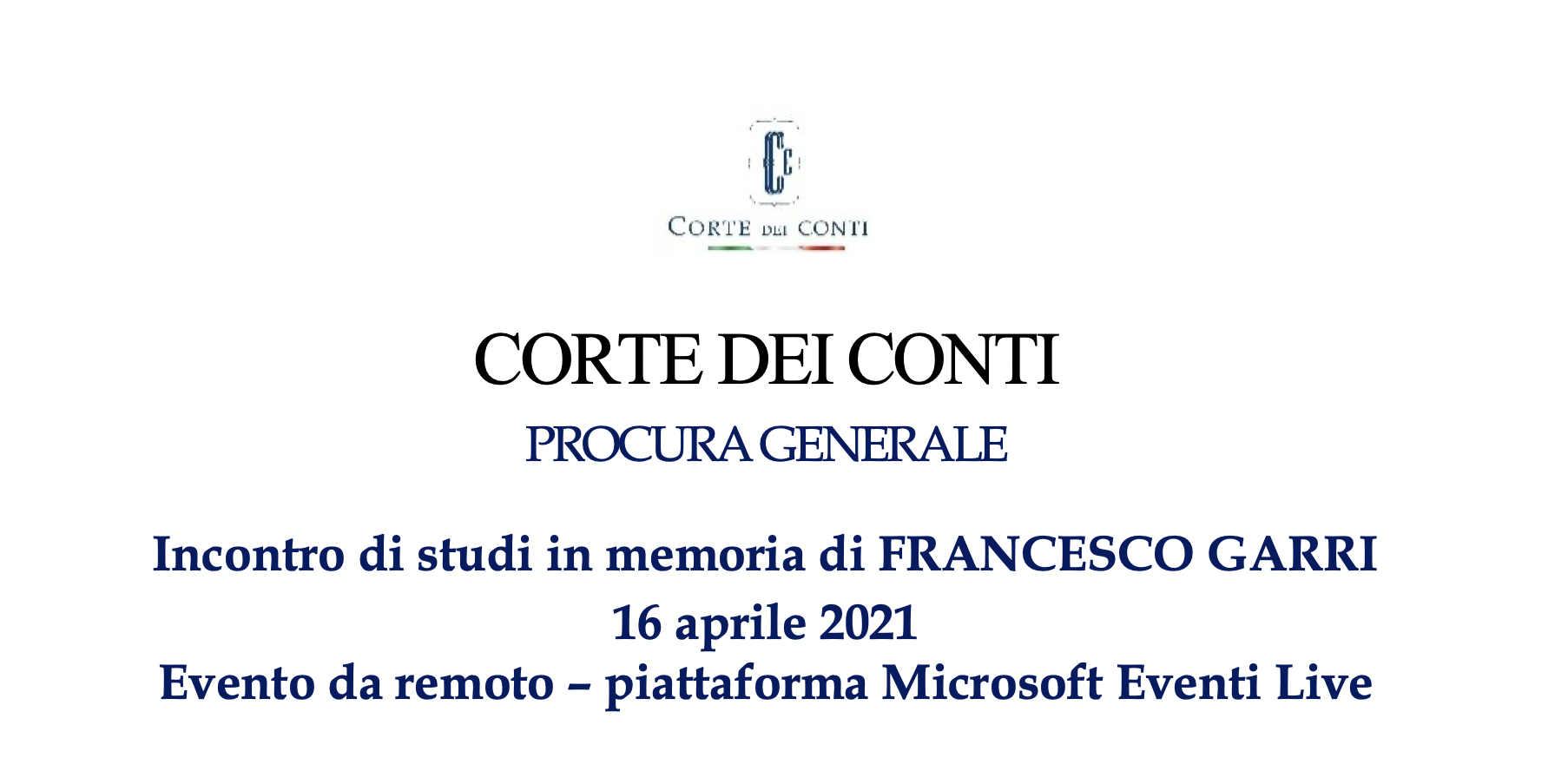 Incontro di studi in memoria di Francesco Garri